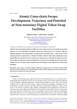 Atomic Cross-chain Swaps: Development, Trajectory and Potential of
  Non-monetary Digital Token Swap Facilities