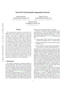 Fast-SCNN: Fast Semantic Segmentation Network