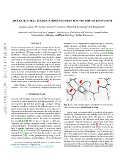 Accurate 3D Cell Segmentation using Deep Feature and CRF Refinement