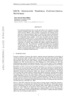 STCN: Stochastic Temporal Convolutional Networks