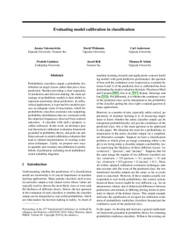 Evaluating model calibration in classification