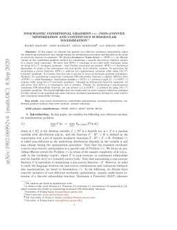 Stochastic Conditional Gradient++