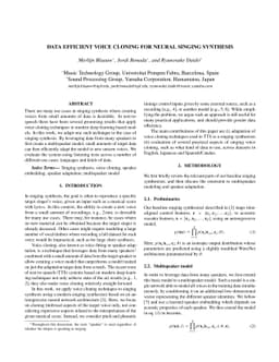 Data Efficient Voice Cloning for Neural Singing Synthesis