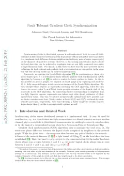 Fault Tolerant Gradient Clock Synchronization