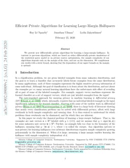 Efficient Private Algorithms for Learning Large-Margin Halfspaces
