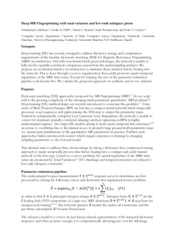 Deep MR Fingerprinting with total-variation and low-rank subspace priors