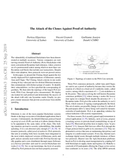 The Attack of the Clones Against Proof-of-Authority