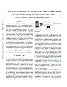 A Deep DUAL-PATH Network for Improved Mammogram Image Processing