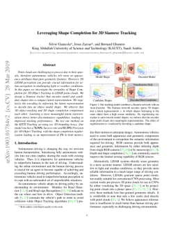 Leveraging Shape Completion for 3D Siamese Tracking