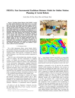 FIESTA: Fast Incremental Euclidean Distance Fields for Online Motion
  Planning of Aerial Robots