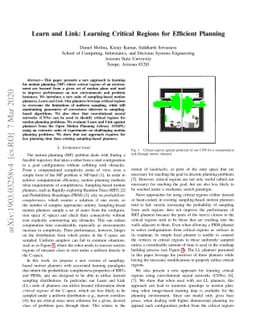 Learn and Link: Learning Critical Regions for Efficient Planning
