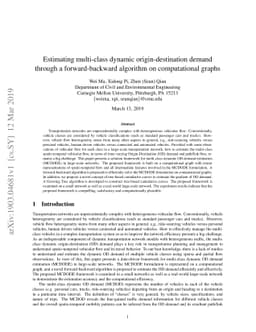 Estimating multi-class dynamic origin-destination demand through a
  forward-backward algorithm on computational graphs