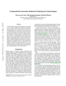 A Sequential Set Generation Method for Predicting Set-Valued Outputs