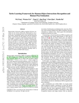Turbo Learning Framework for Human-Object Interactions Recognition and
  Human Pose Estimation