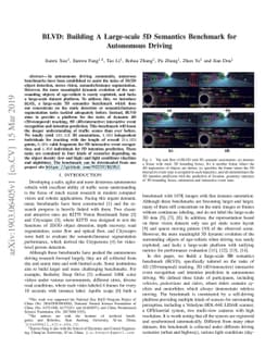 BLVD: Building A Large-scale 5D Semantics Benchmark for Autonomous
  Driving