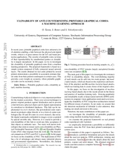 Clonability of anti-counterfeiting printable graphical codes: a machine
  learning approach