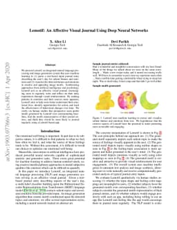 Lemotif: An Affective Visual Journal Using Deep Neural Networks