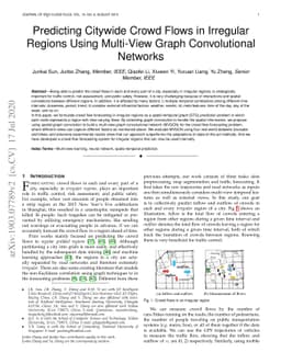 Predicting Citywide Crowd Flows in Irregular Regions Using Multi-View
  Graph Convolutional Networks