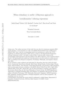 When redundancy is useful: A Bayesian approach to óverinformative'
  referring expressions