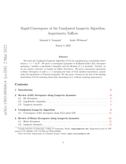Rapid Convergence of the Unadjusted Langevin Algorithm: Isoperimetry
  Suffices