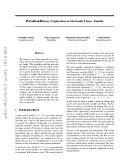 Perturbed-History Exploration in Stochastic Linear Bandits