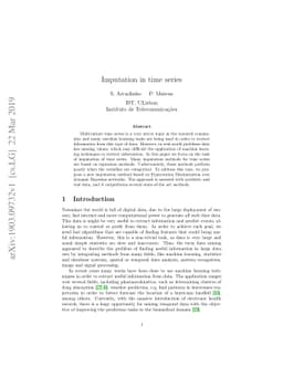 Time Series Imputation