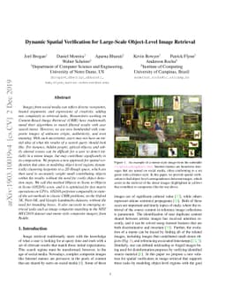 Dynamic Spatial Verification for Large-Scale Object-Level Image
  Retrieval