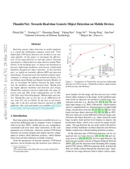 ThunderNet: Towards Real-time Generic Object Detection
