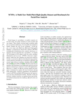M2FPA: A Multi-Yaw Multi-Pitch High-Quality Database and Benchmark for
  Facial Pose Analysis