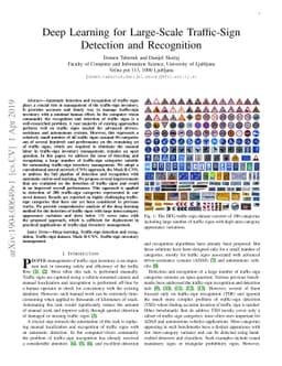 Deep Learning for Large-Scale Traffic-Sign Detection and Recognition