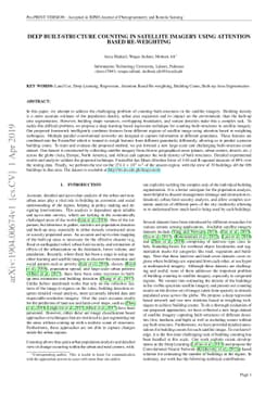 Deep Built-Structure Counting in Satellite Imagery Using Attention Based
  Re-Weighting