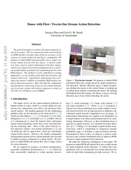 Dance with Flow: Two-in-One Stream Action Detection