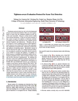 Tightness-aware Evaluation Protocol for Scene Text Detection