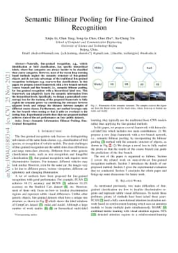 Semantic Bilinear Pooling for Fine-Grained Recognition