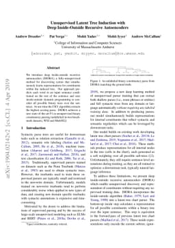 Unsupervised Latent Tree Induction with Deep Inside-Outside Recursive
  Autoencoders