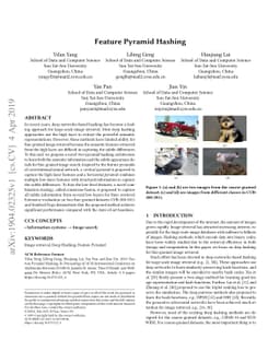Feature Pyramid Hashing