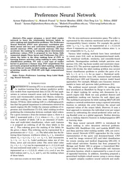 Preference Neural Network