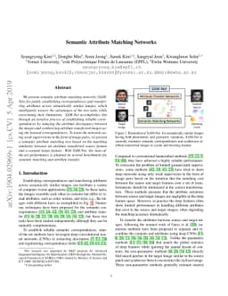 Semantic Attribute Matching Networks