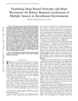 Exploiting Deep Neural Networks and Head Movements for Robust Binaural
  Localisation of Multiple Sources in Reverberant Environments