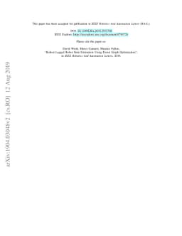 Robust Legged Robot State Estimation Using Factor Graph Optimization