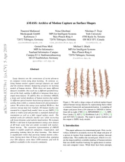 AMASS: Archive of Motion Capture as Surface Shapes
