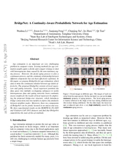 BridgeNet: A Continuity-Aware Probabilistic Network for Age Estimation