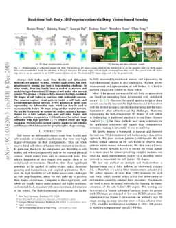 Real-time Soft Body 3D Proprioception via Deep Vision-based Sensing