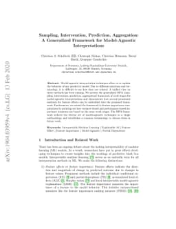 Sampling, Intervention, Prediction, Aggregation: A Generalized Framework
  for Model-Agnostic Interpretations
