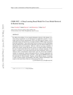 CMIR-NET : A Deep Learning Based Model For Cross-Modal Retrieval In
  Remote Sensing