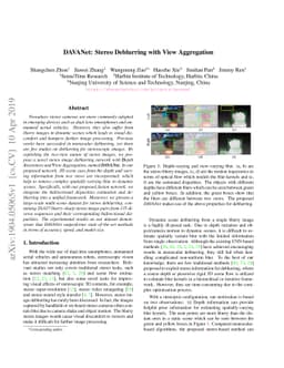 DAVANet: Stereo Deblurring with View Aggregation