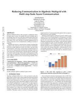 Reducing Communication in Algebraic Multigrid with Multi-step Node Aware
  Communication