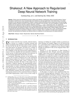 Shakeout: A New Approach to Regularized Deep Neural Network Training