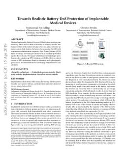 Towards Realistic Battery-DoS Protection of Implantable Medical Devices