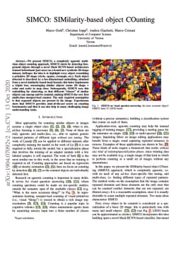 SIMCO: SIMilarity-based object COunting